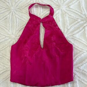 Zara flowers halter tops size medium